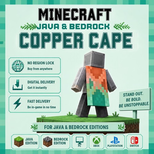 Minecraft copper cape code - code,