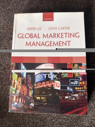 Global marketing management - marketing,