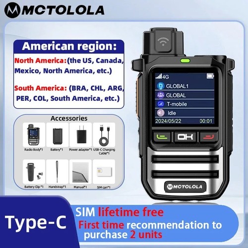 Motolola global poc walkie - 4g,