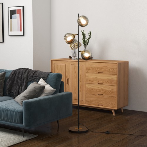 Homcom modern floor - homcom,