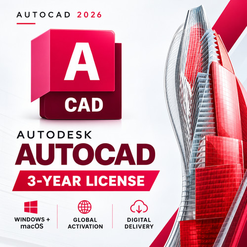 Autodesk autocad 2026 license - autodesk,